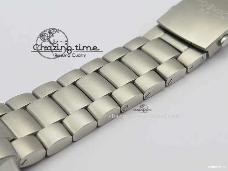 0412 Planet Ocean Master Chronometer Chrono SS OM 1:1 Best Edition Gray Dial On SS Bracelet A Reliable 8180